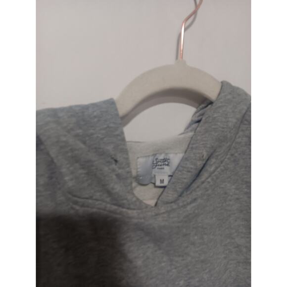 Women's Sixth June Paris Grey Hoodie Size Medium - Picture 3 of 5